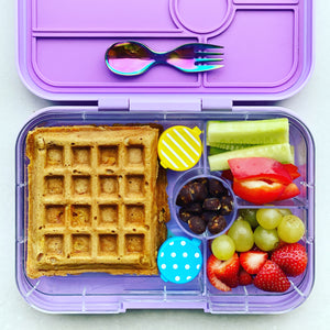Slané sýrově šunkové waffle