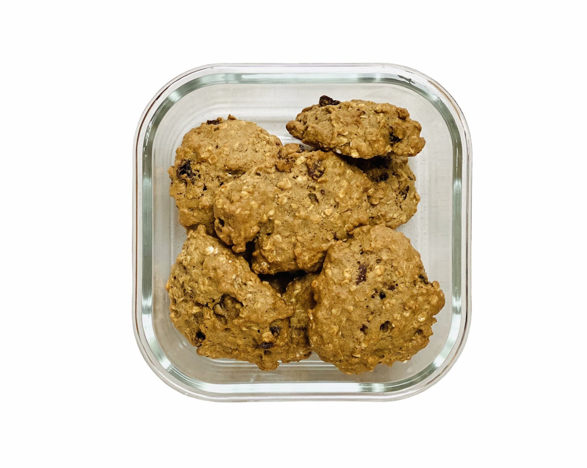 Měkké ovesné cookies s brusinkami (rozinkami)