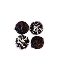 Čokoládové muffiny plněné oříškovým máslem (vegan)