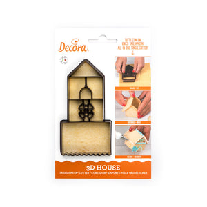 Vykrajovátka - 3D perník mini domeček