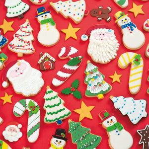 Vykrajovátka - Vánoce Santa a cukrová hůlka