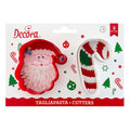 Vykrajovátka - Vánoce Santa a cukrová hůlka