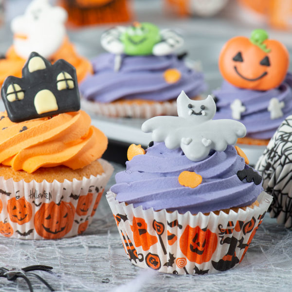 Papírové košíčky na muffiny - Halloween