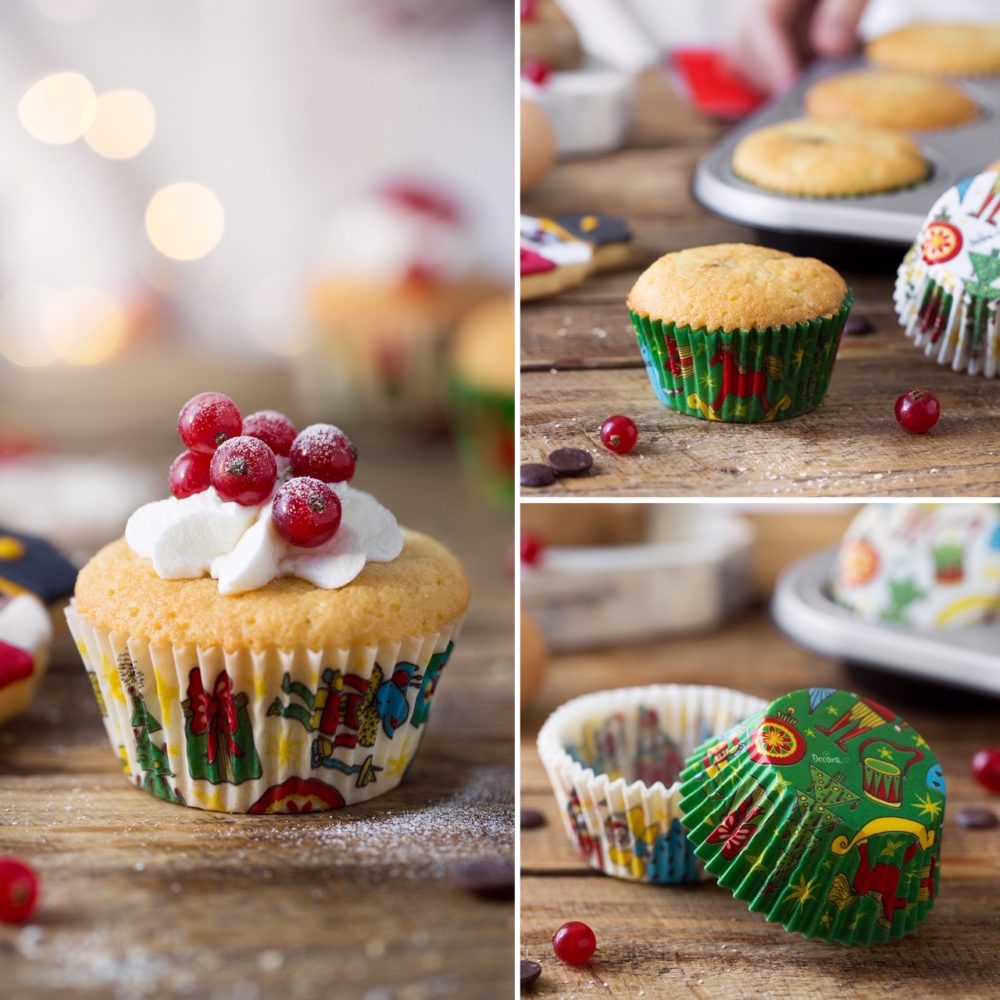Papírové košíčky na muffiny - Louskáček