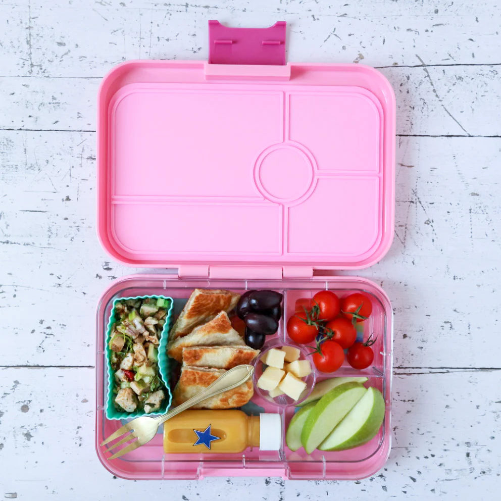 Yumbox CUBES - sada 6 silikonových formiček tyrkys a růžová