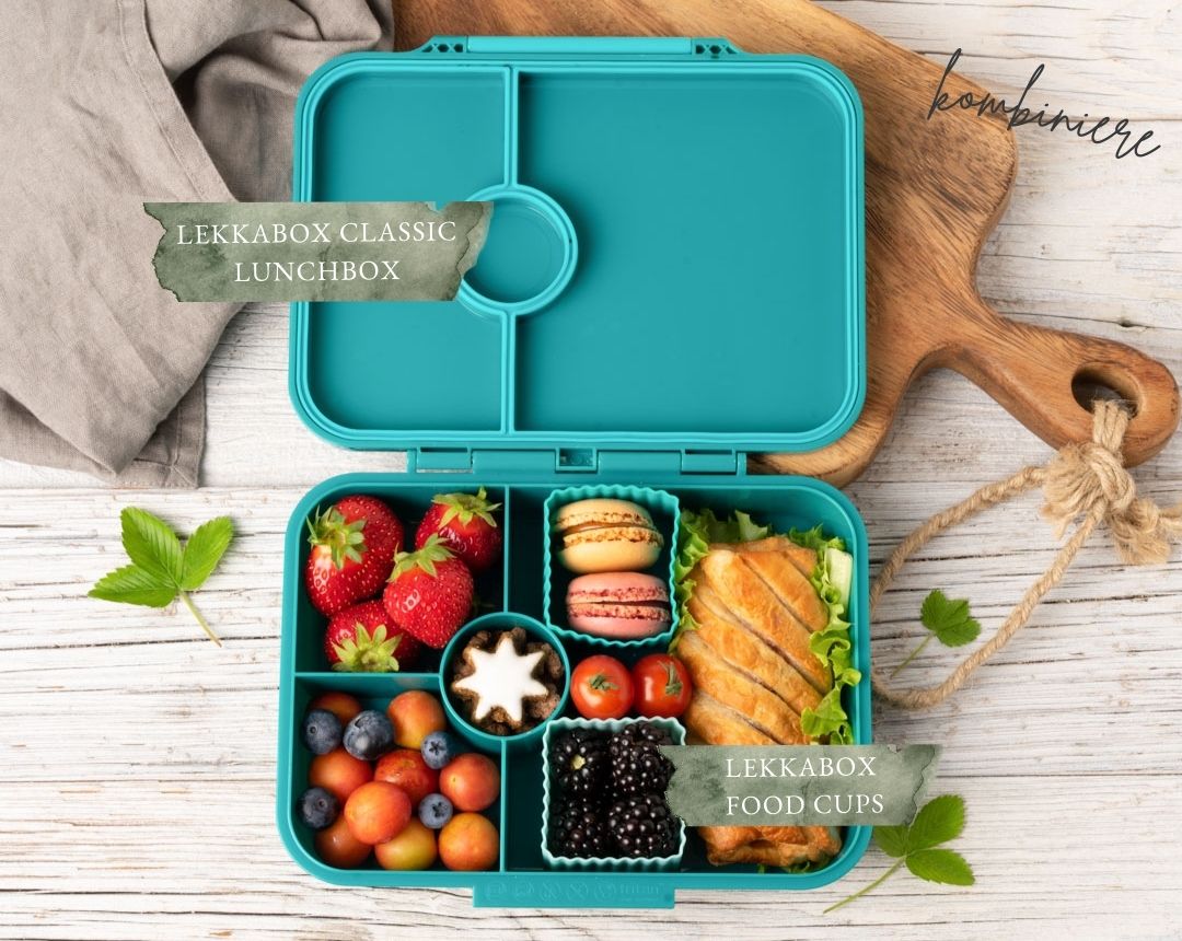 Lekkabox Classic se 4 odděleními - petrolejová