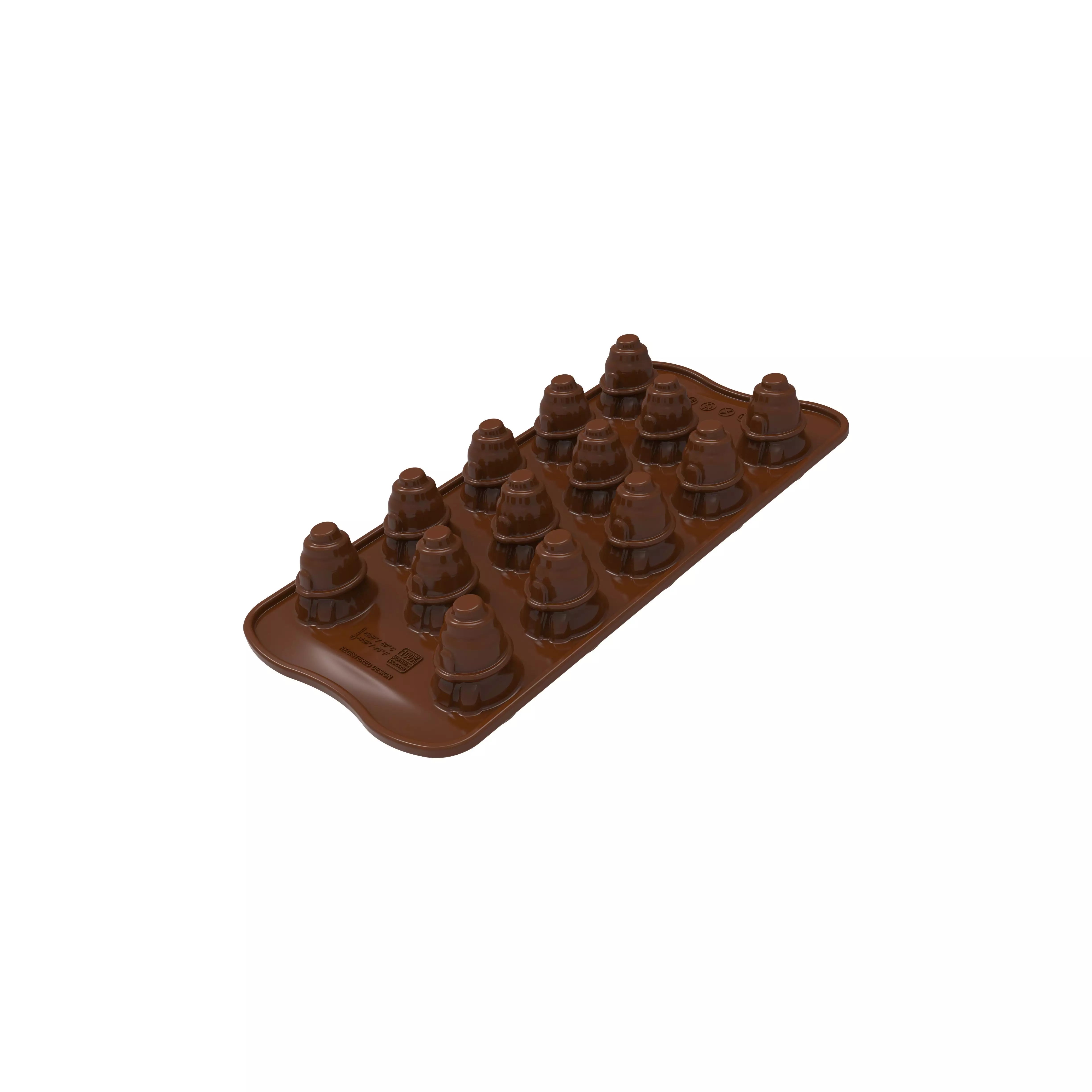 Silikonová forma - sněhuláci 3D - 14ks