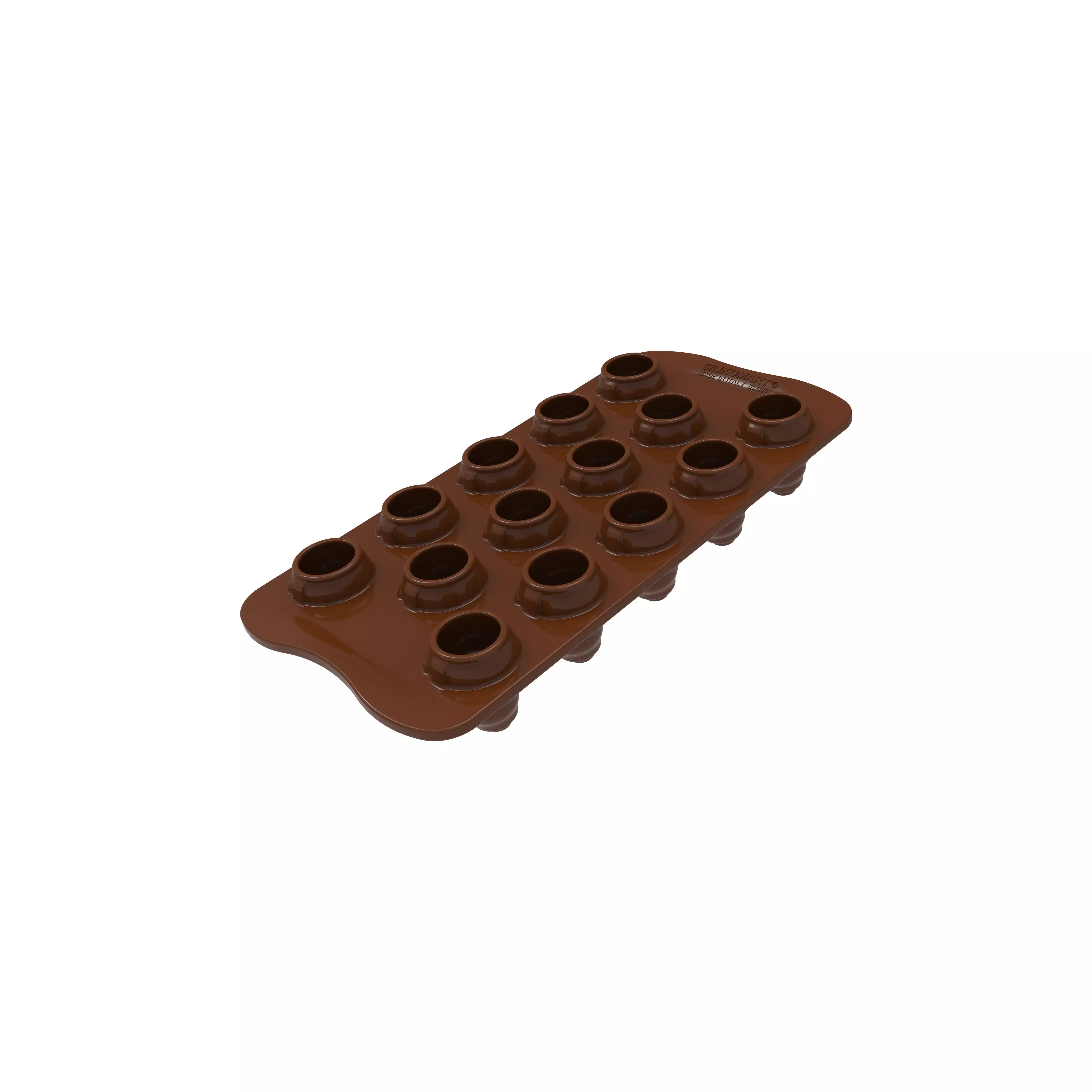 Silikonová forma - sněhuláci 3D - 14ks