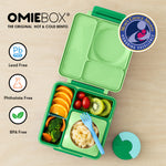 Načíst obrázek do prohlížeče Galerie, OmieBox hot &amp; cold - Lunchbox s vyjímatelnou termonádobou Jablko
