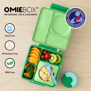 OmieBox hot & cold - Lunchbox s vyjímatelnou termonádobou Jablko