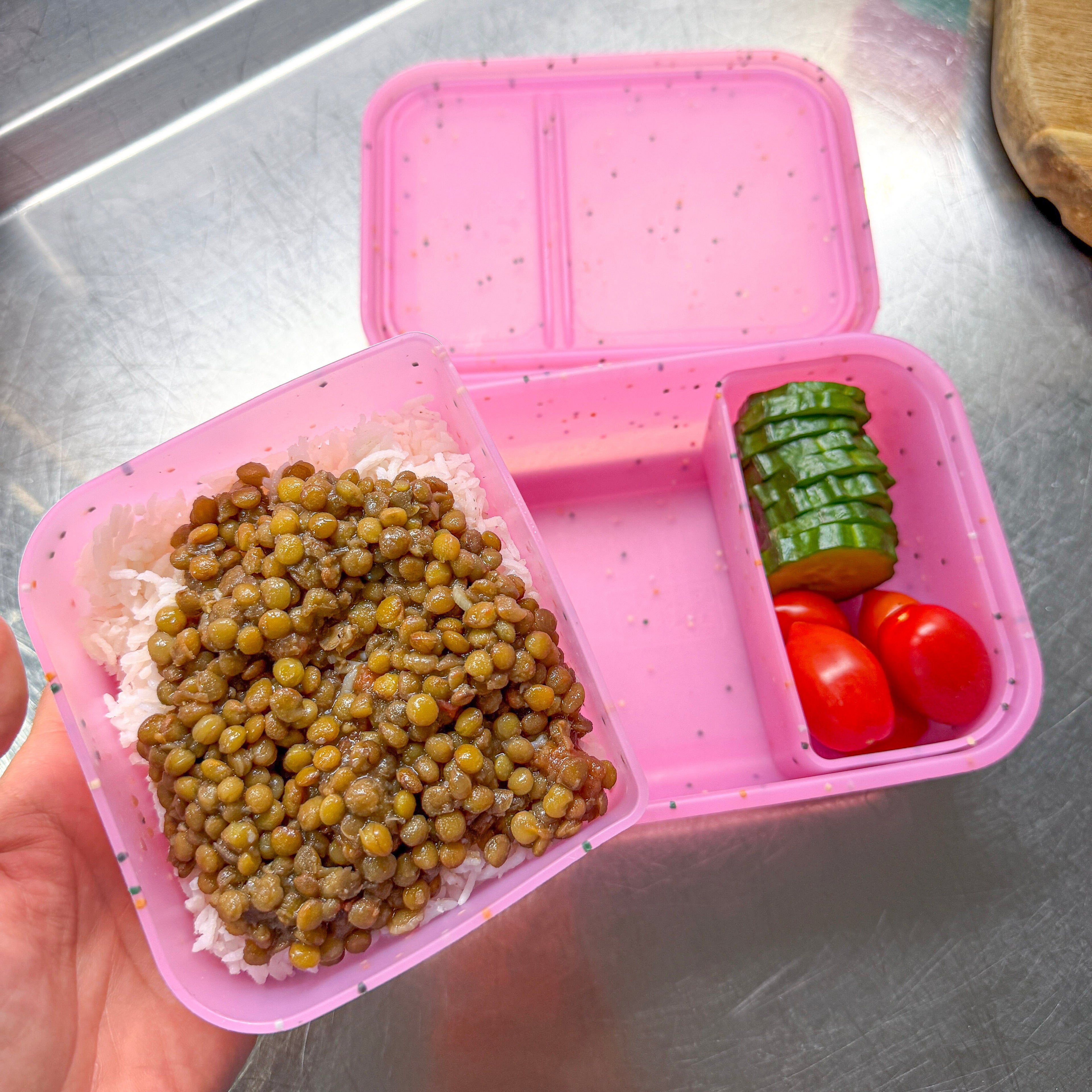 Silikonový Box Flexi Bento Mate 2 - růžový