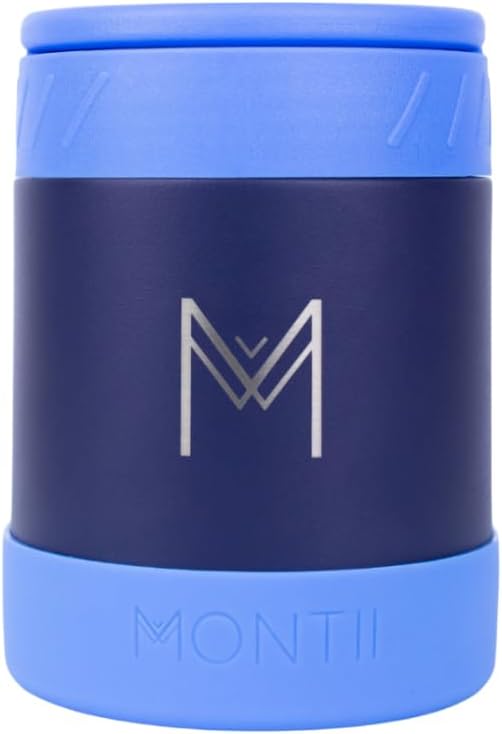 MontiiCo termoska na jídlo 400ml modrá