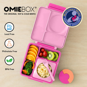 OmieBox hot & cold - Lunchbox s vyjímatelnou termonádobou Pixie Pink
