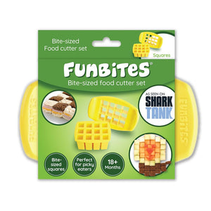 Sendvičové vykrajovátko FUNBITES - čtverce žluté