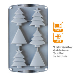 Silikonová forma na pečení - Vánoční stromky