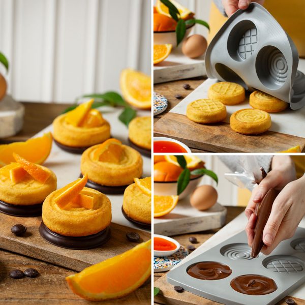 Silikonová forma na pečení - DUO kolečka