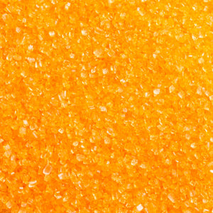 Cukrové třpytivé sypání - oranžová