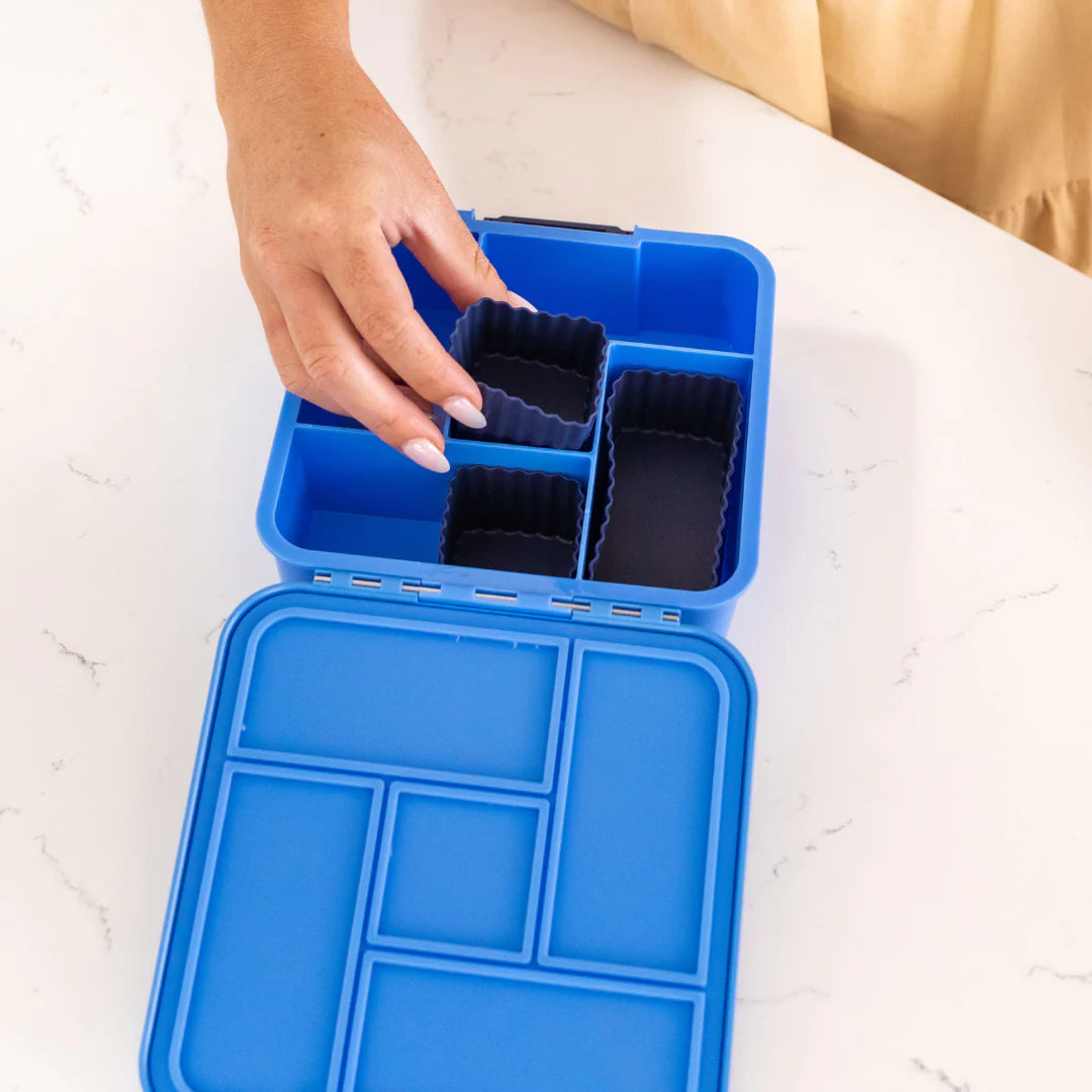 Sada 2+1 silikonových formiček Little Lunch Box Co - Bezinka