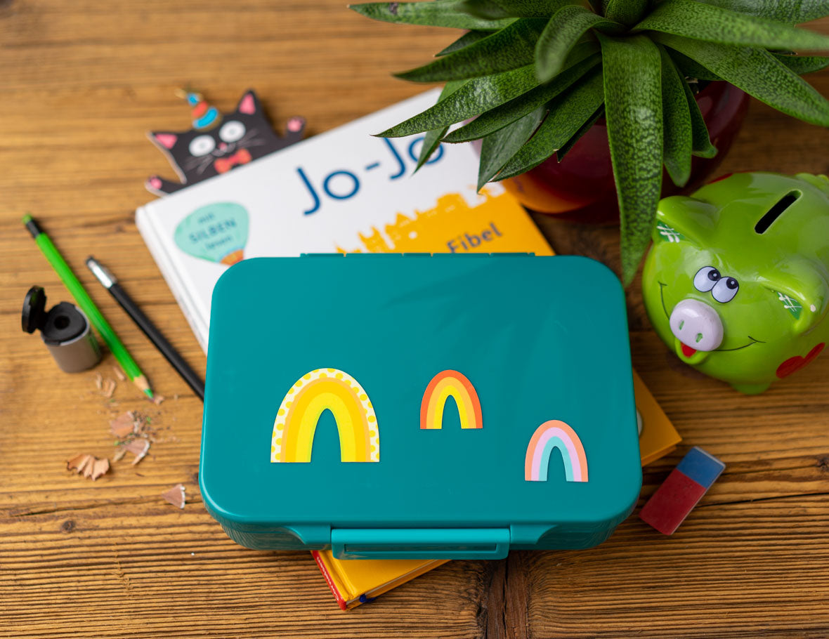 Lekkabox Classic se 4 odděleními - petrolejová
