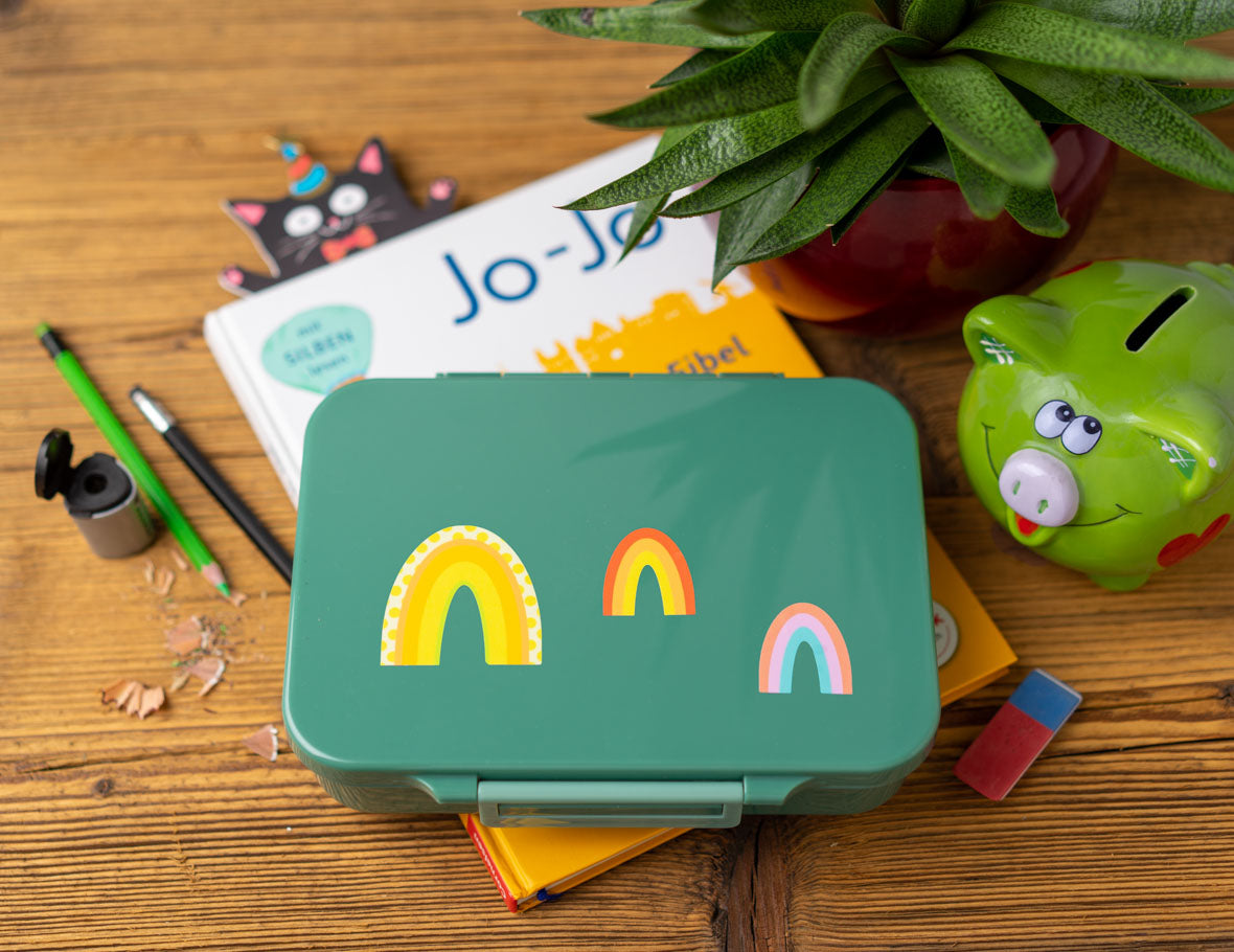 Lekkabox Classic se 4 odděleními - les