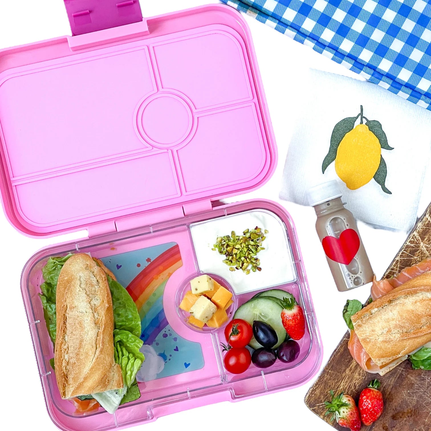 Yumbox Tapas XL 4 oddělení růžová