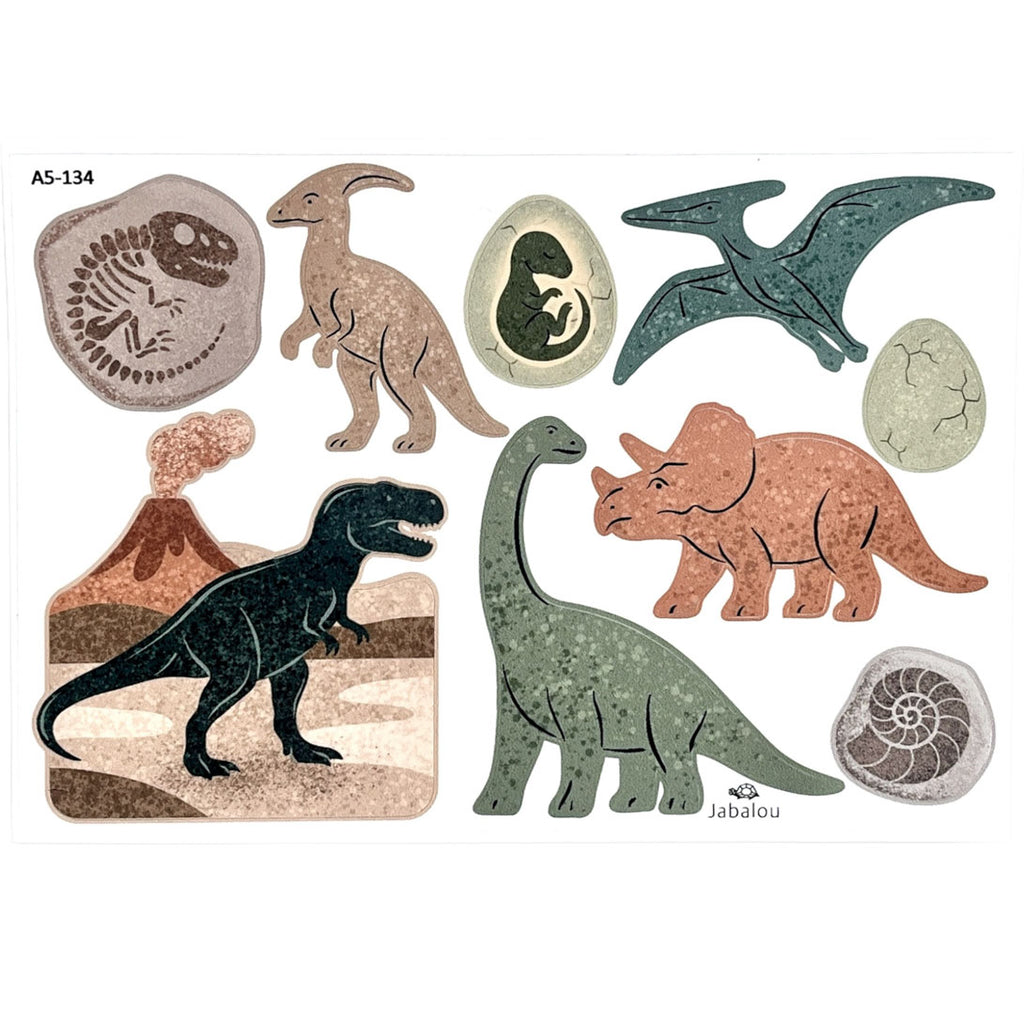 Voděodolné nálepky Pravěk