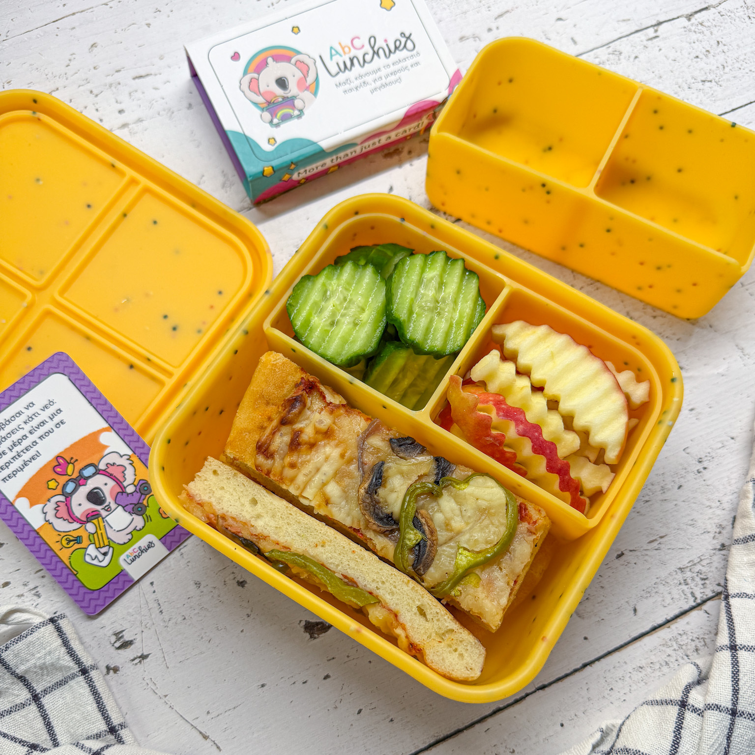 Silikonový box Flexi Bento Mate 4 – mango