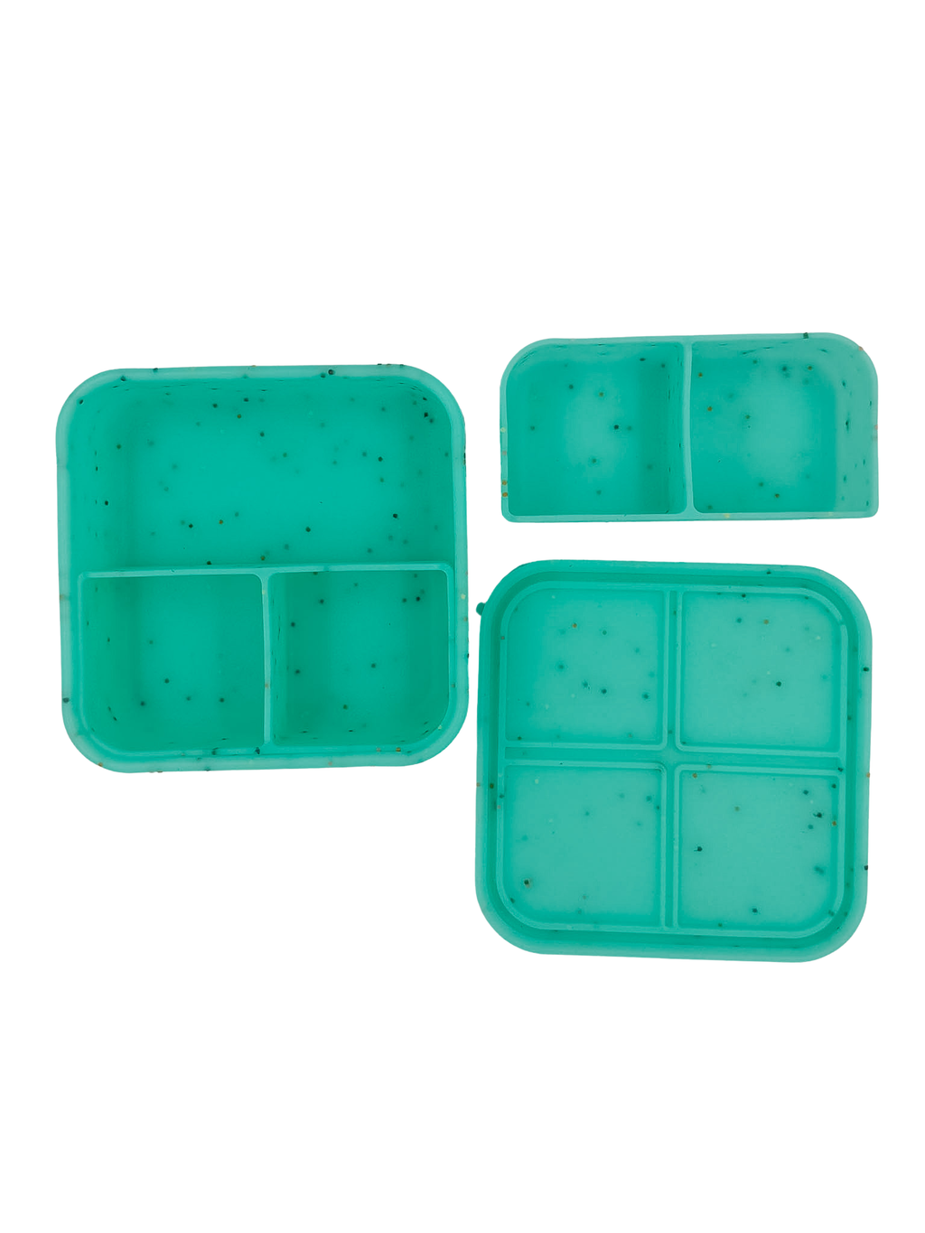 Silikonový box Flexi Bento Mate 4 – aqua