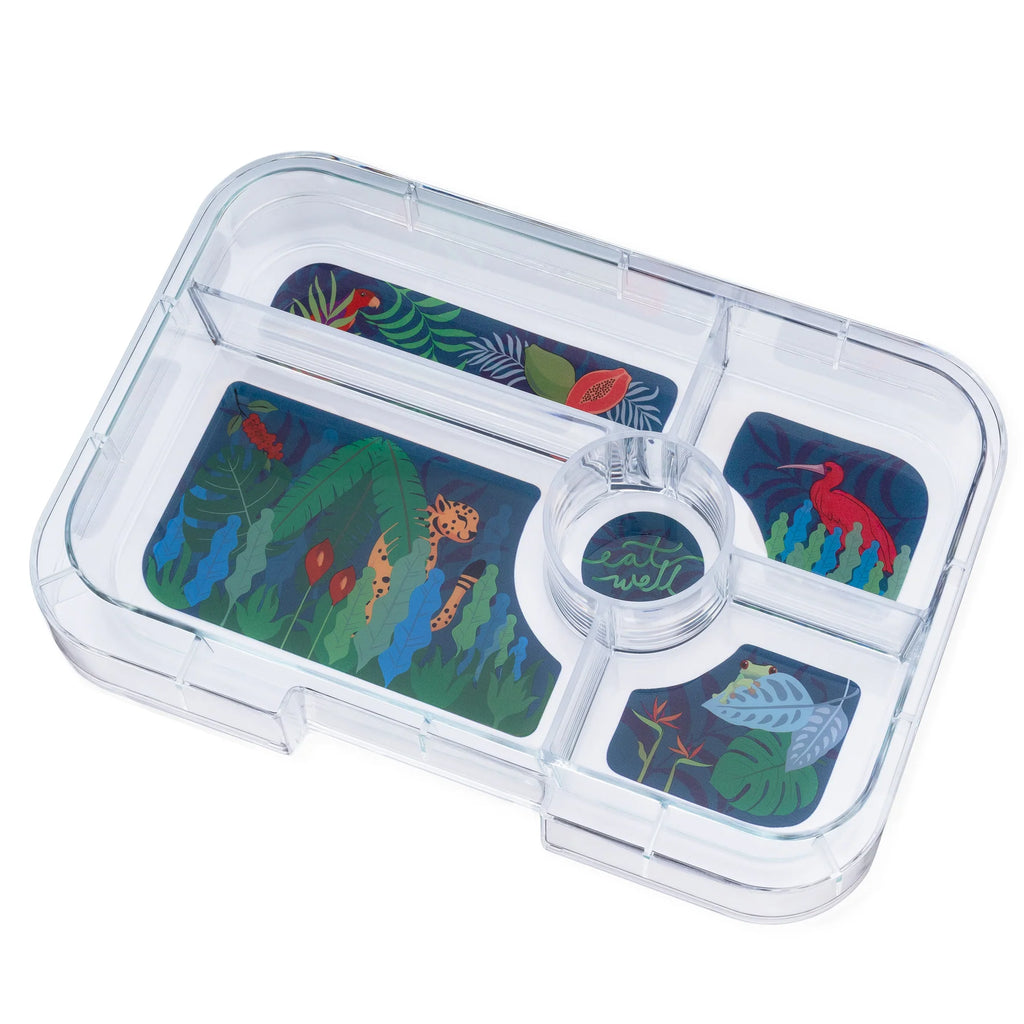 Yumbox Tapas XL 5 oddělení pravá modrá (džungle)