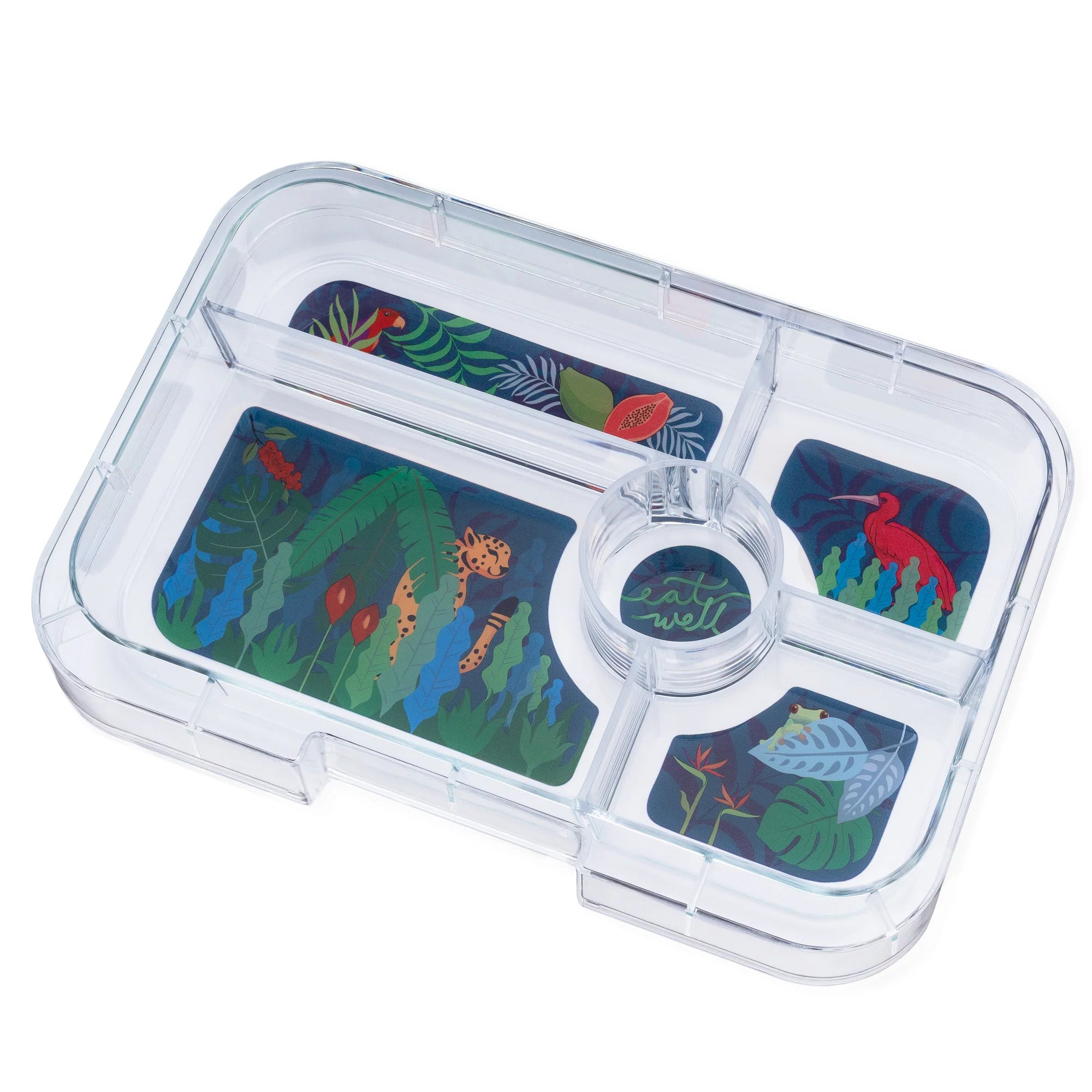Yumbox XL Tapas 5 oddělení zelená šalvěj