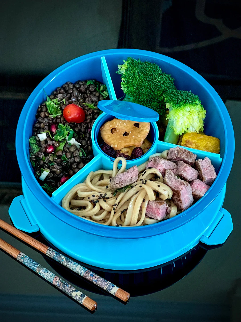 Yumbox Poke Bowl - modrá laguna