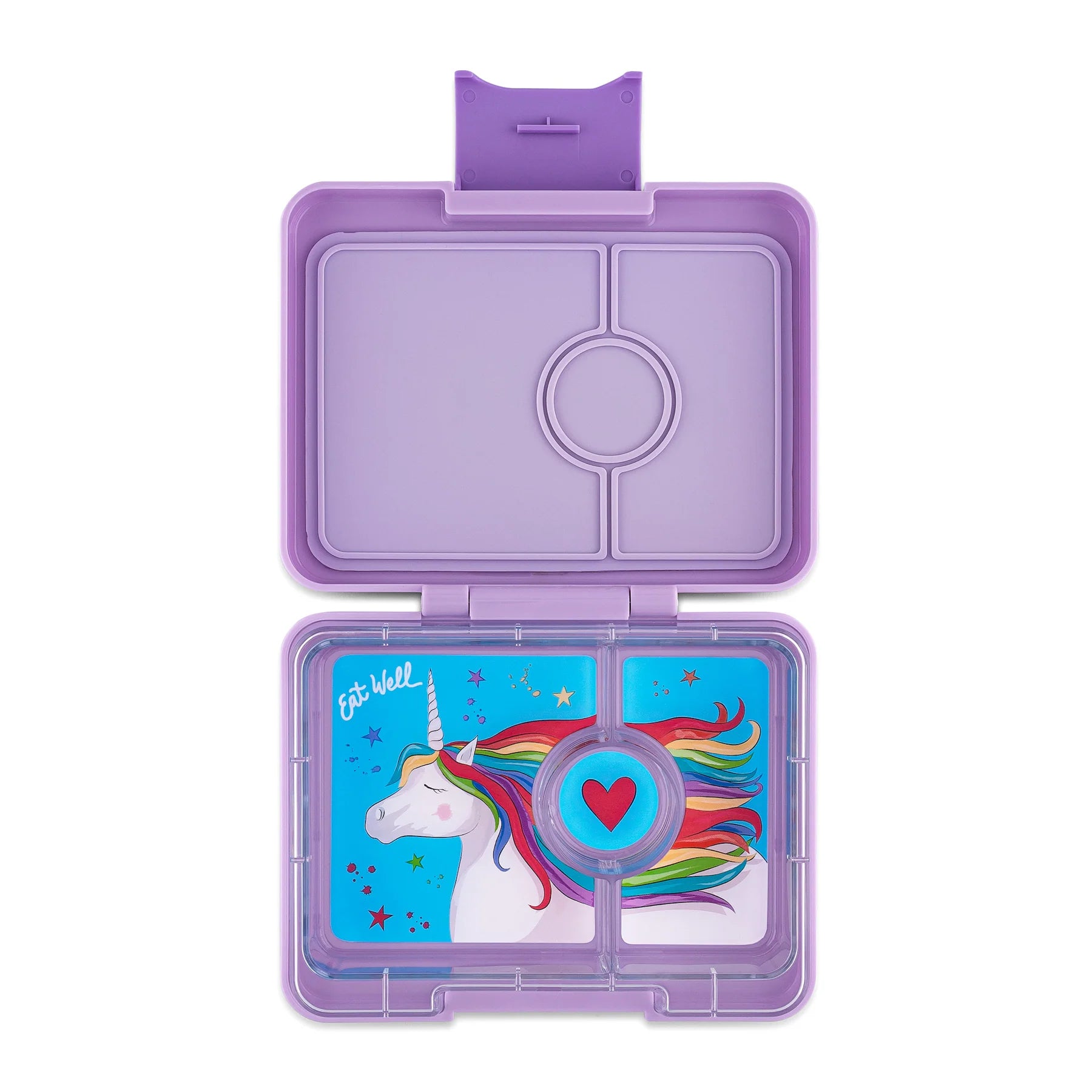 Yumbox Snack 3 oddělení fialový jednorožec