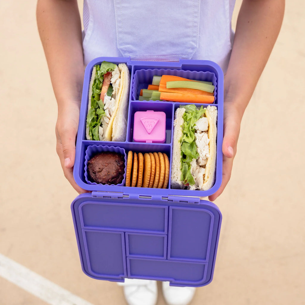 Sada 2+1 silikonových formiček Little Lunch Box Co - Hrozny