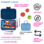 Načíst obrázek do prohlížeče Galerie, Yumbox Tapas XL 4 oddělení modrá Monte Carlo Závody
