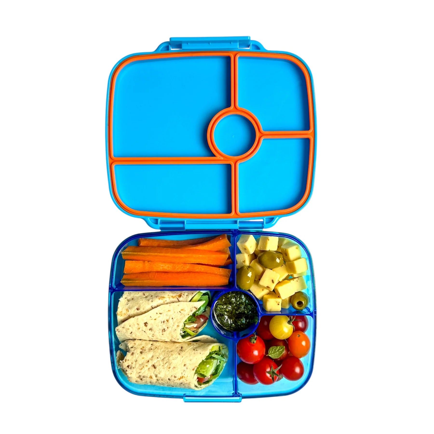 Yumbox GO - 5 oddělení modré Miami