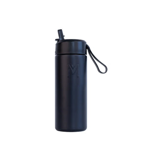 Montii Fusion 475ml - termoizolační láhev s cucacím víčkem černá