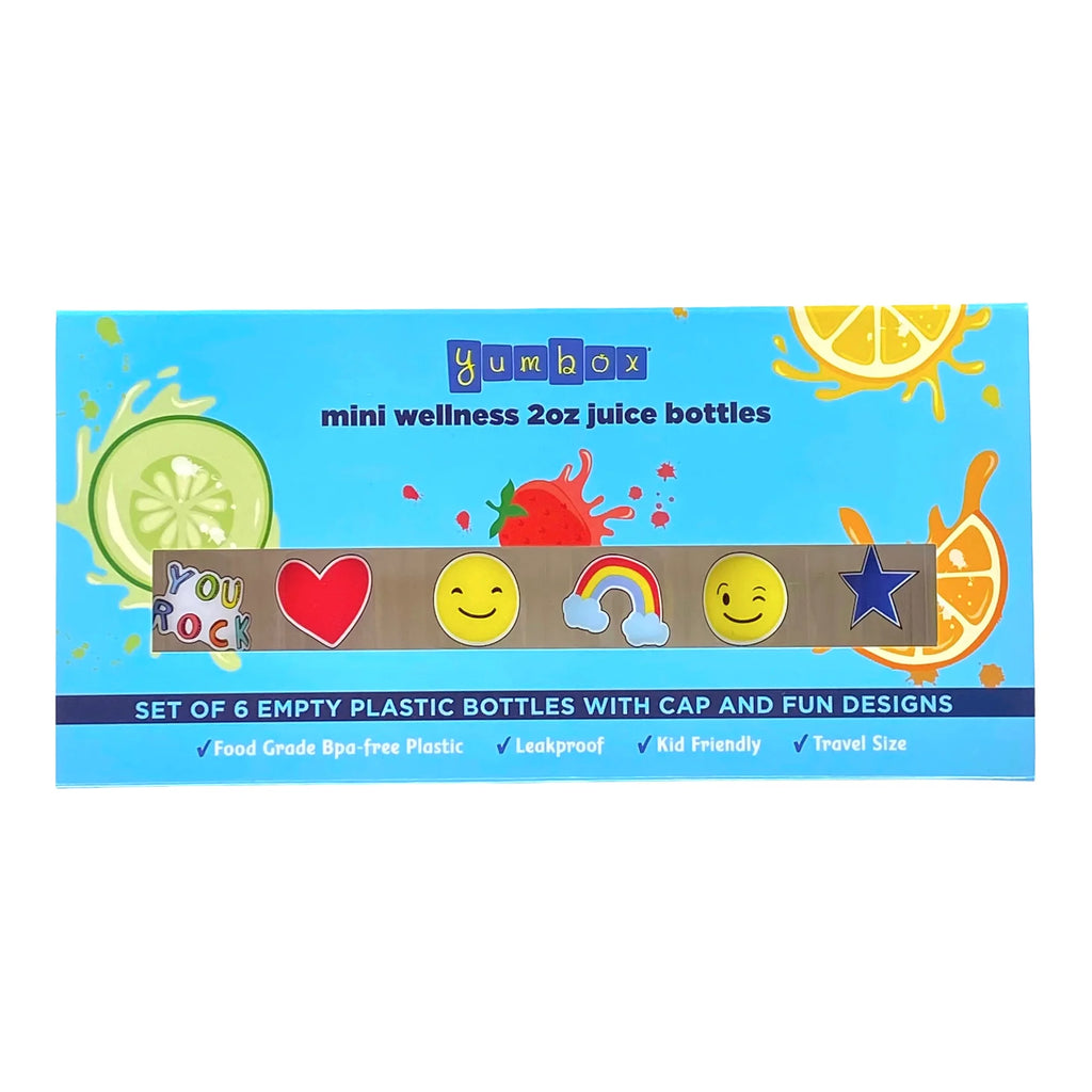 Yumbox Sada 6 mini lahviček na džus 60ml