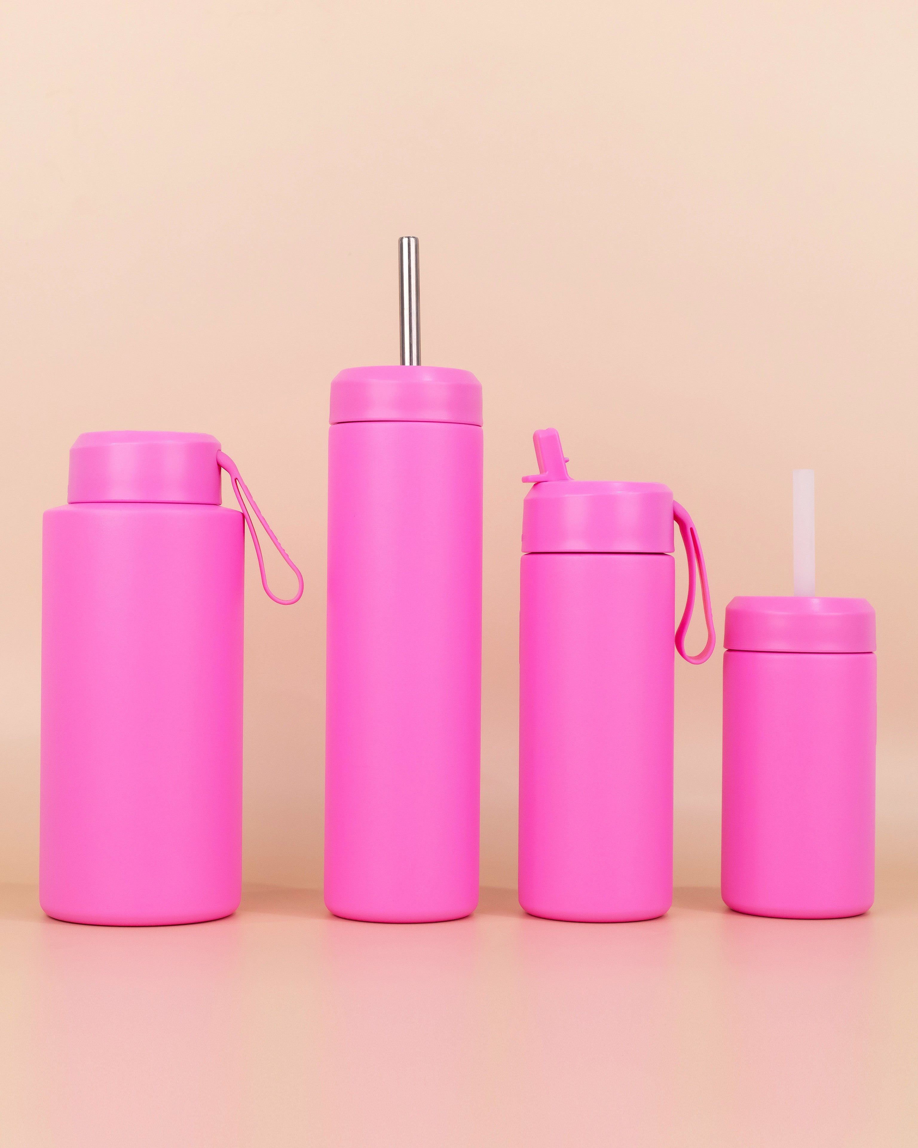 Montii Fusion 1l- termoizolační láhev Růžová s cucacím víčkem