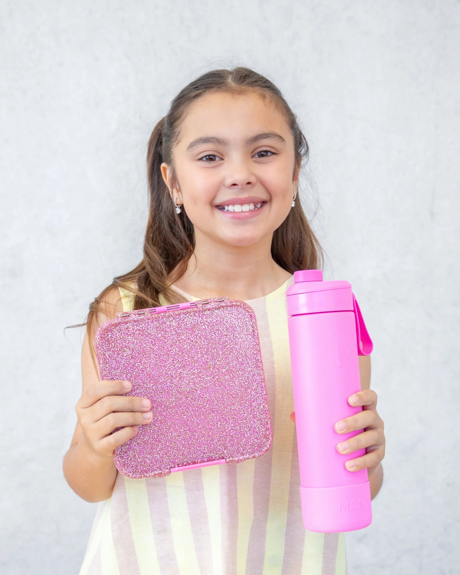 Bento 3 - MontiiCo - Růžová s třpytkami