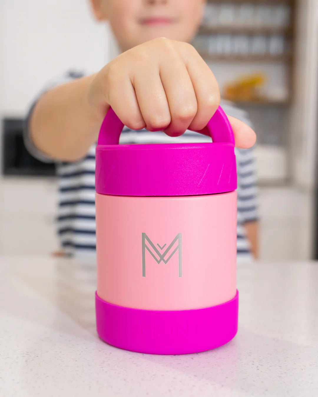 MontiiCo termoska na jídlo 400ml Jahoda