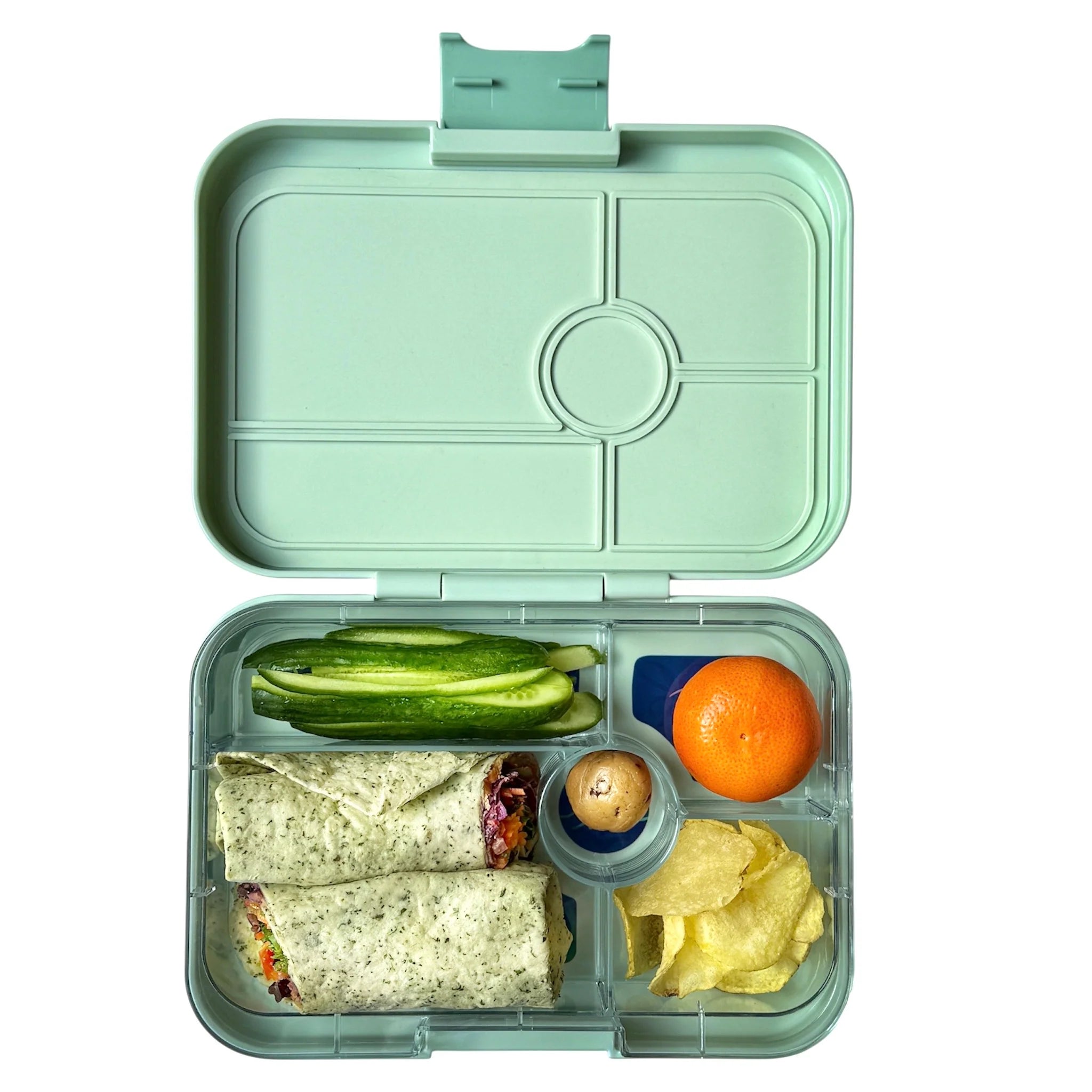 Yumbox XL Tapas 5 oddělení zelená šalvěj