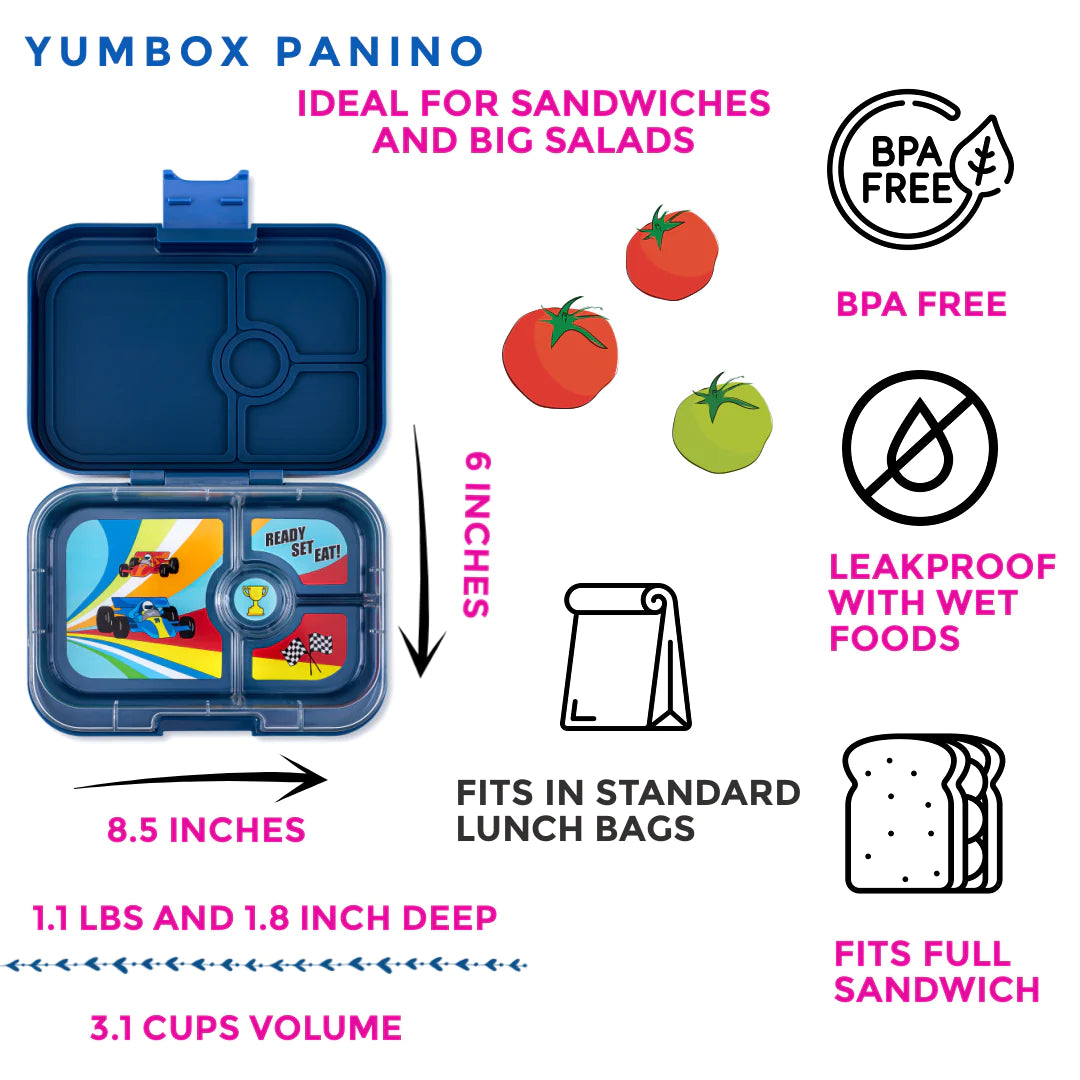 Yumbox Panino 4 oddělení modré Monte Carlo - závody