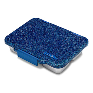 Yumbox Prêt nerez 4 oddělení - pařížská modrá s třpytkami
