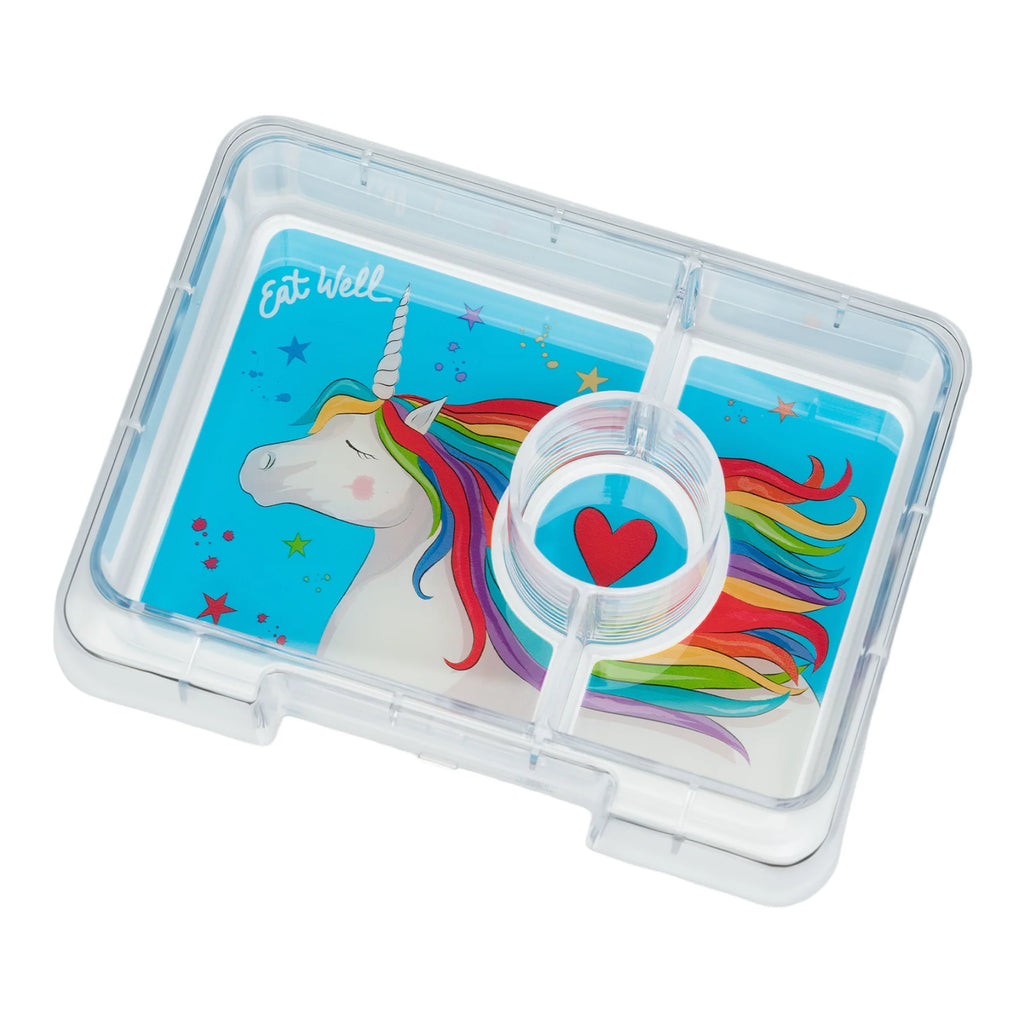 Yumbox Snack 3 oddělení fialový jednorožec