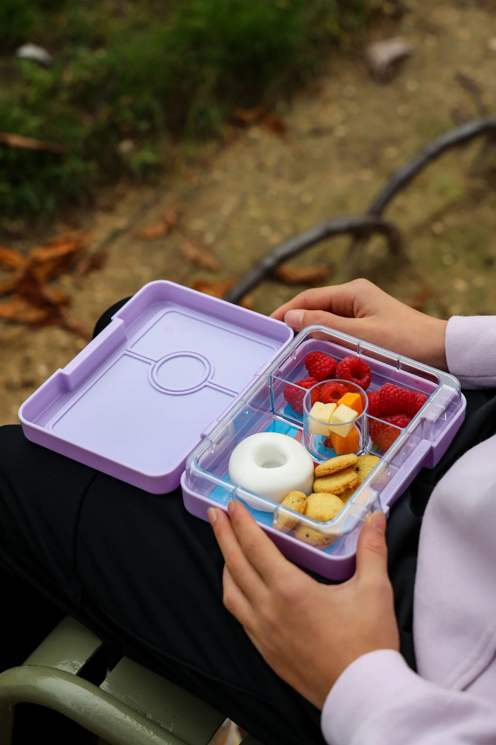 Yumbox Snack 3 oddělení fialový jednorožec