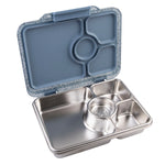 Načíst obrázek do prohlížeče Galerie, Yumbox Prêt nerez 4 oddělení - pařížská modrá s třpytkami

