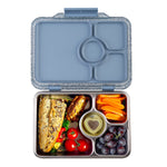 Načíst obrázek do prohlížeče Galerie, Yumbox Prêt nerez 4 oddělení - pařížská modrá s třpytkami
