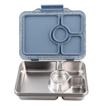 Načíst obrázek do prohlížeče Galerie, Yumbox Prêt nerez 4 oddělení - pařížská modrá s třpytkami
