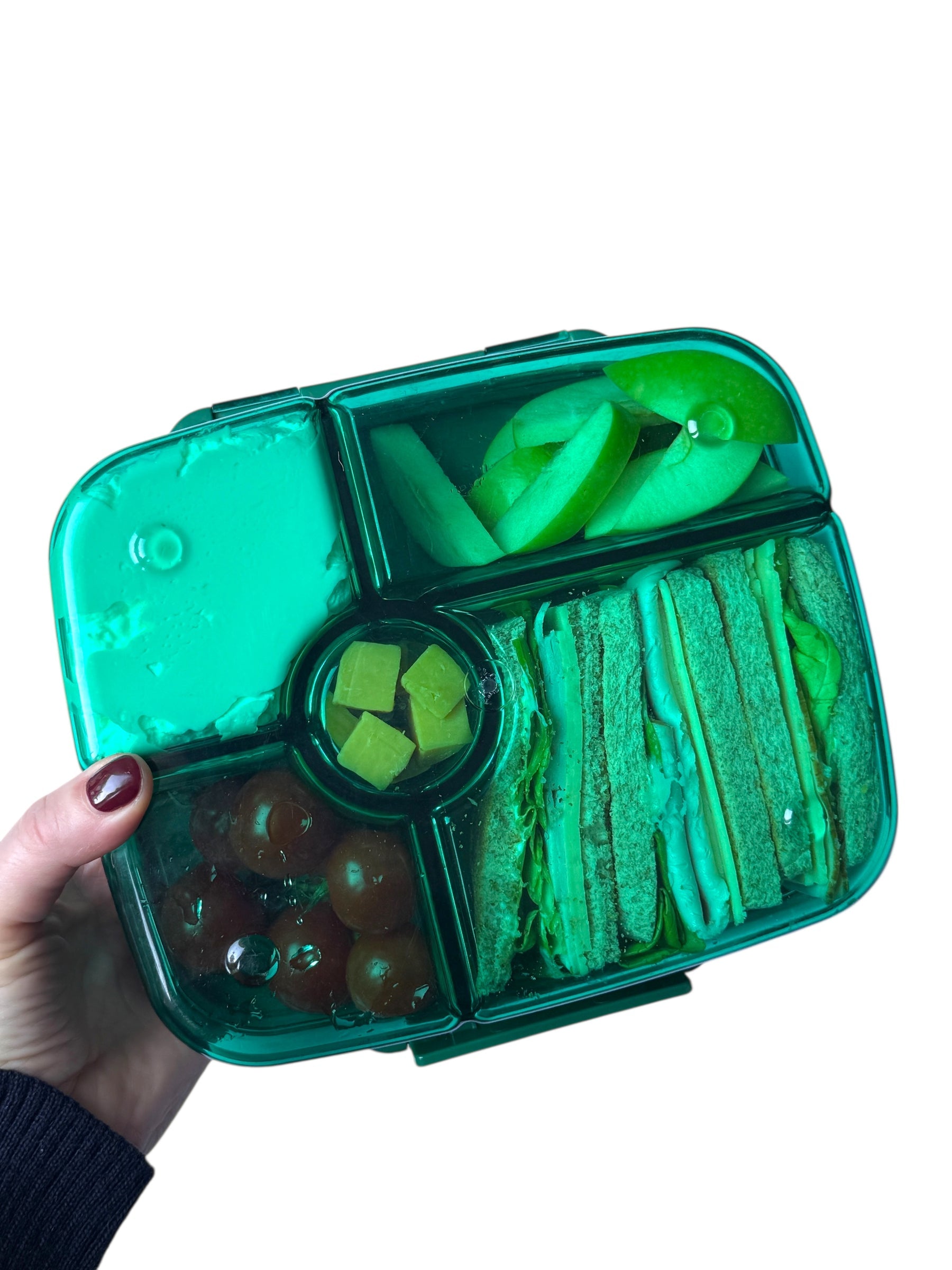 Yumbox GO - 5 oddělení zelená Lima