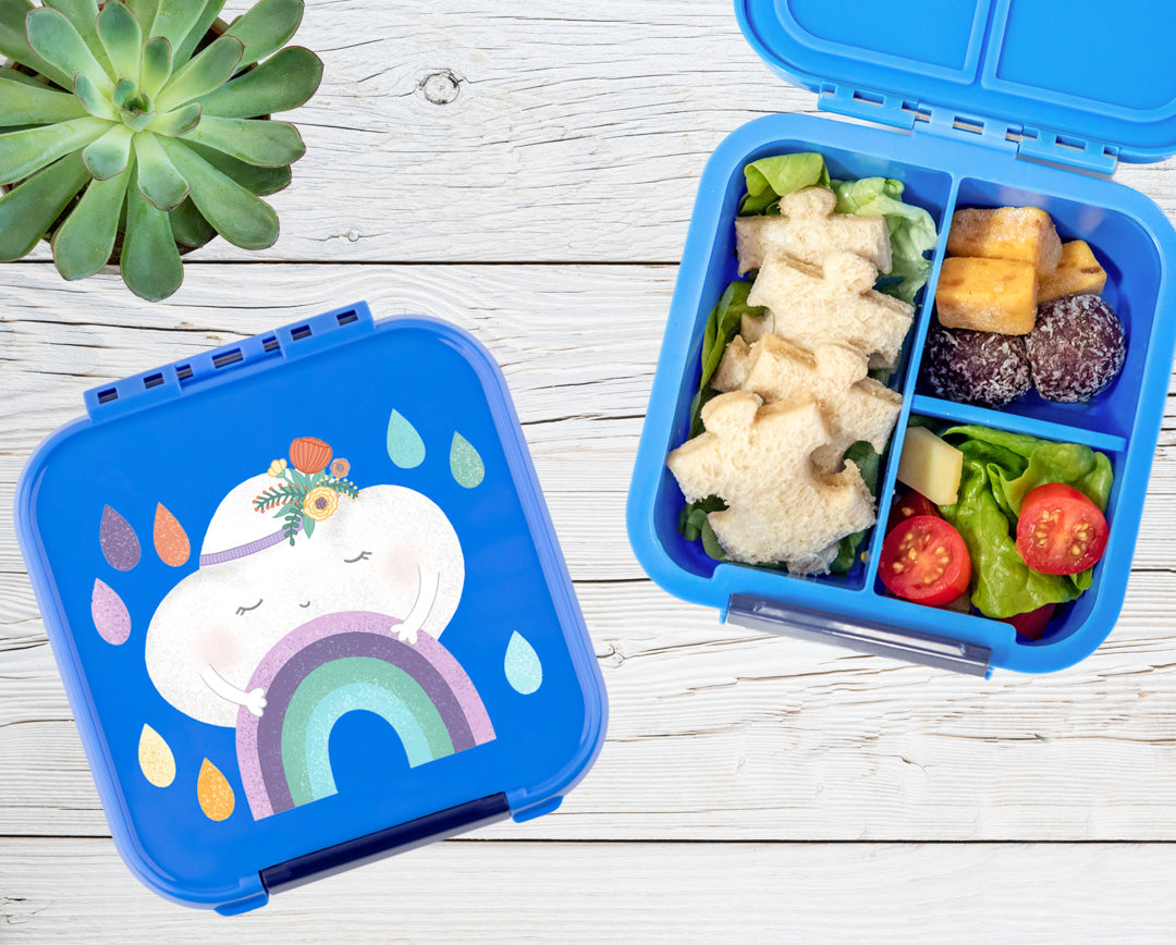 Voděodolné nálepky Země duhy - stvořeno pro box Bento2